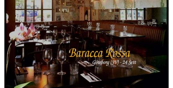 Ristorante Baracca Rossa - Göteborg (SV) 24 Set.